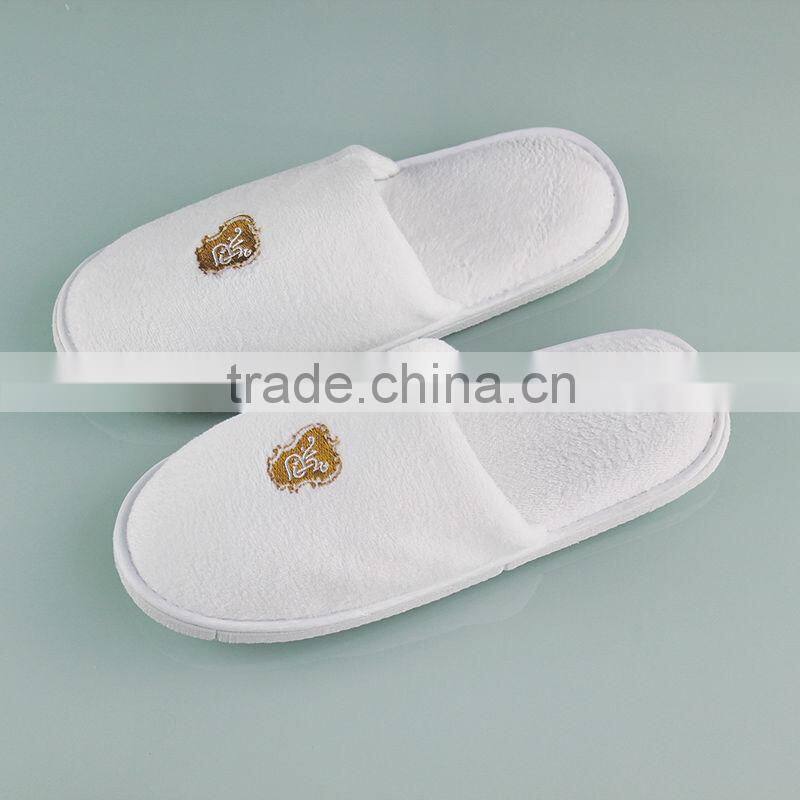 velour hotel slippers , velvet slippers , cotton velour slippers