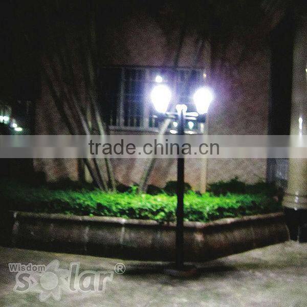 led solar garden light solar post light high pole solar light