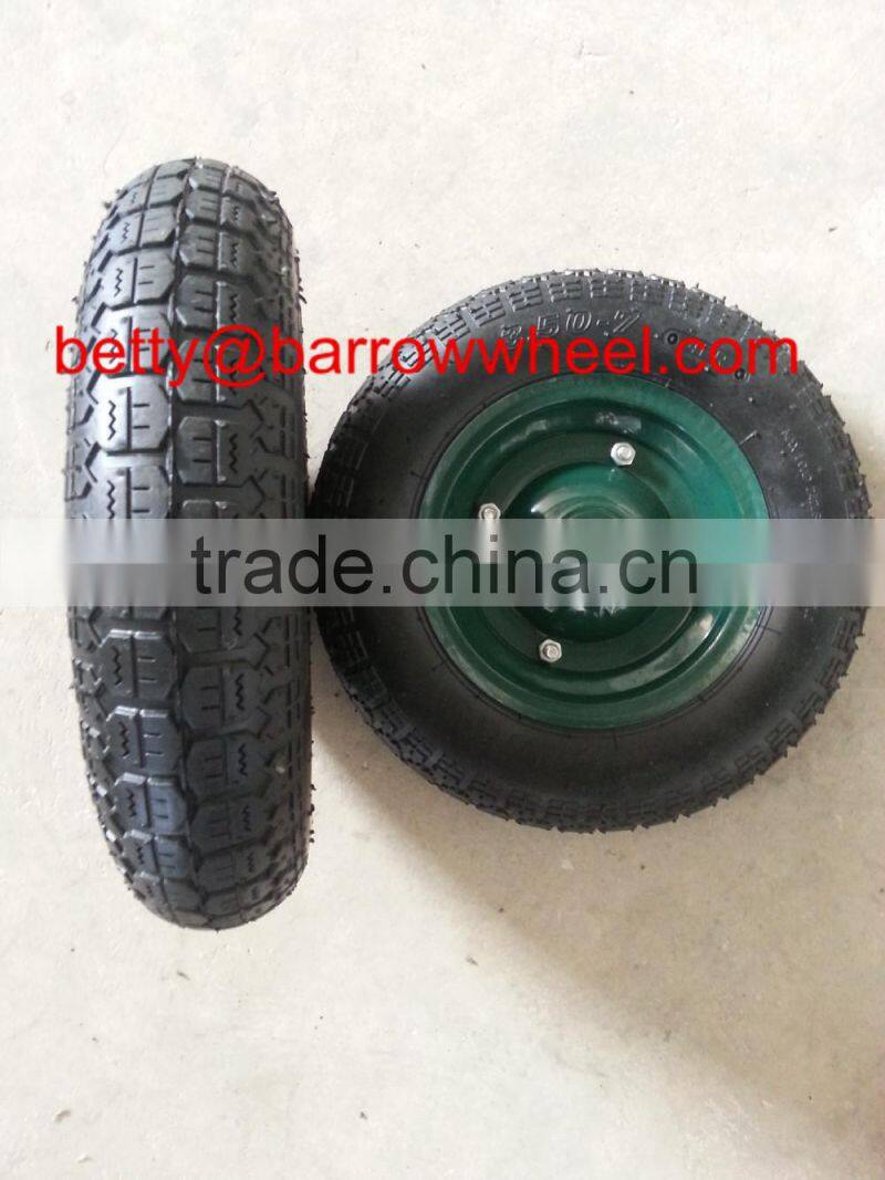 solid rubber Wheel 3.50-7 Chinese manufacturer