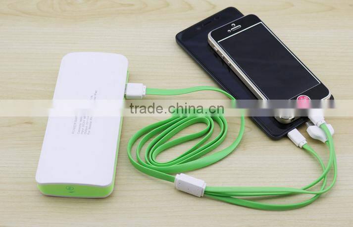 3 in 1 color vehicle charge cable