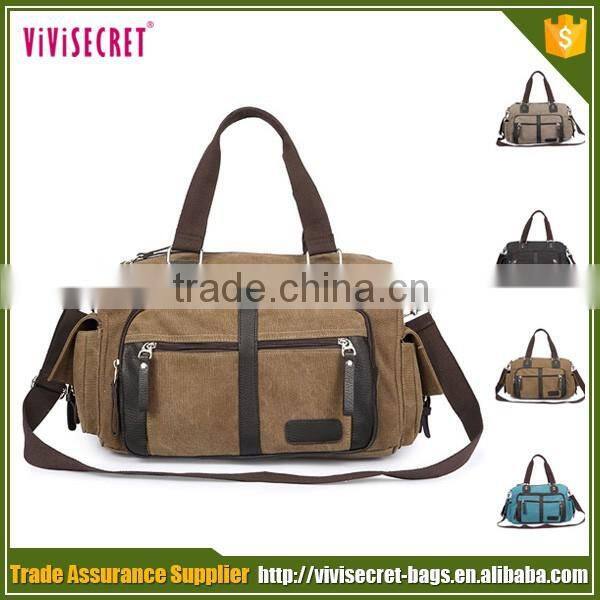 China manufacturer best brand OEM laptop men canvas messenger bag