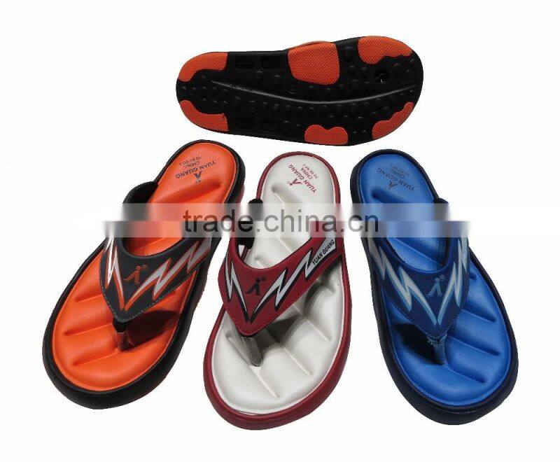 bright color eva flip flops, fashion men slipper