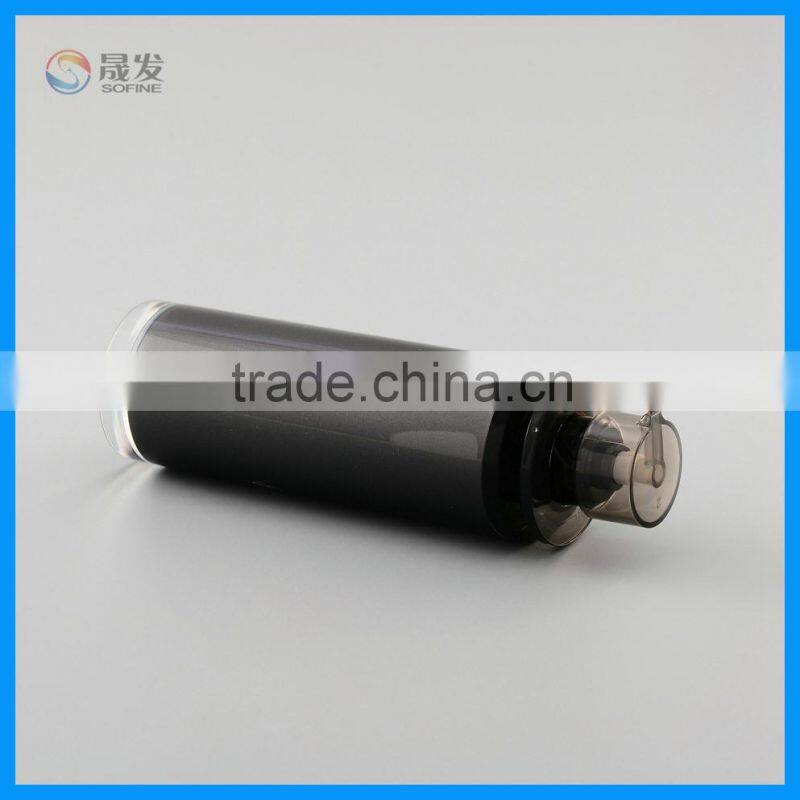 Rotate cap cosmetic lotion pump bottle