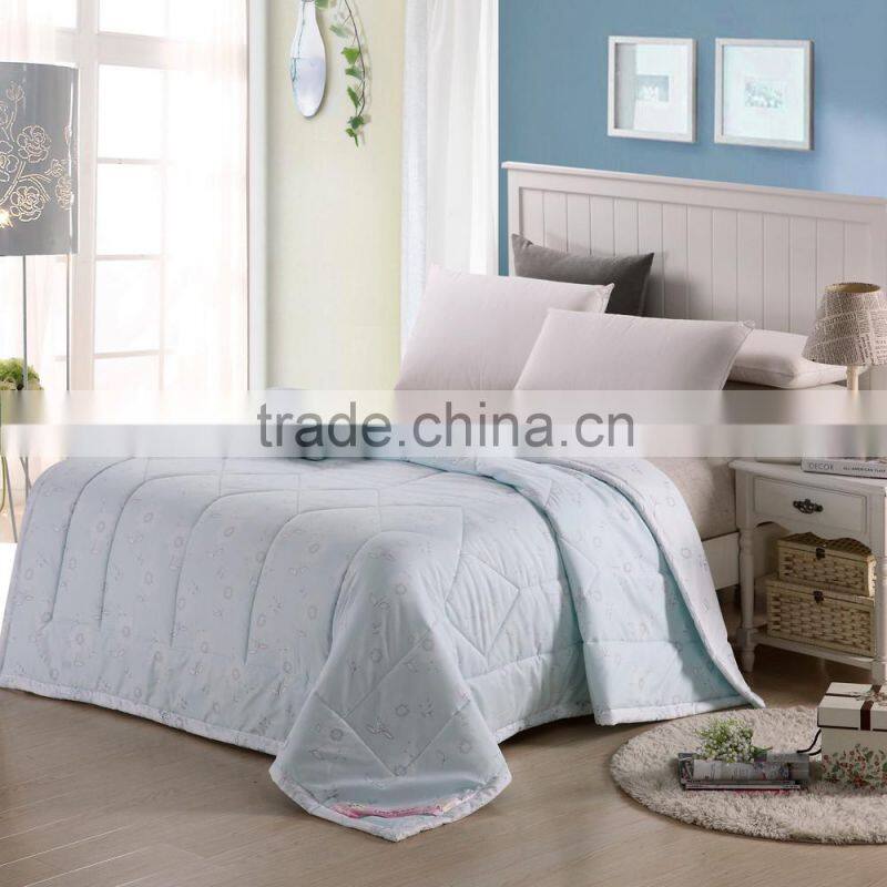 Nantong luxury cheap silk/ Poly/cotton Embroidery wedding comforter set/ bedding set 1 pcs for Middle east