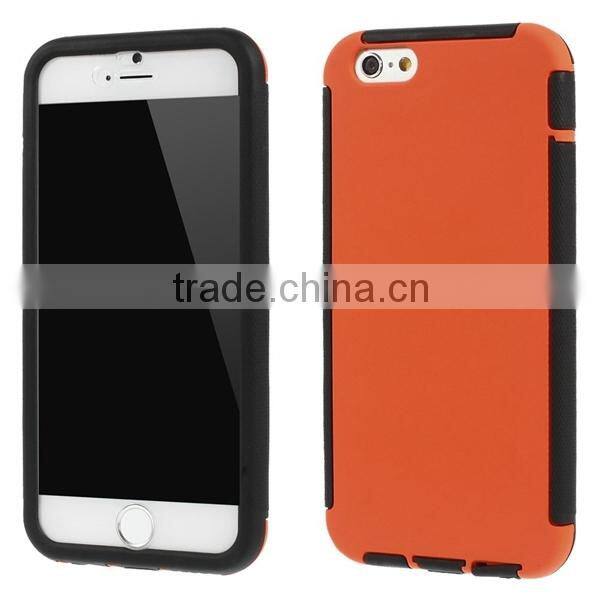 2015 New Dual Color TPU PC case for apple iphone 6 case