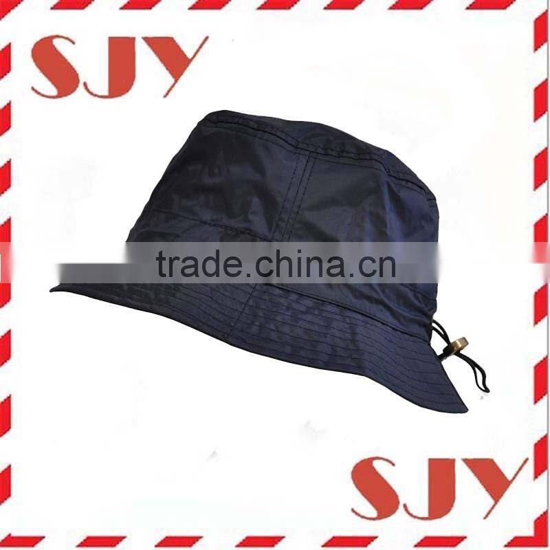 Waterproof nylon folding rain hat