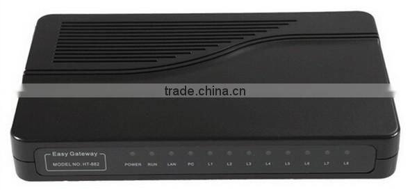 8-Fxs VoIP Gateway HT-882 comes with 8 FXS ports
