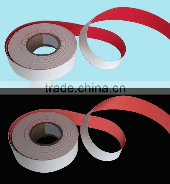 High visible colorful reflective PU leather