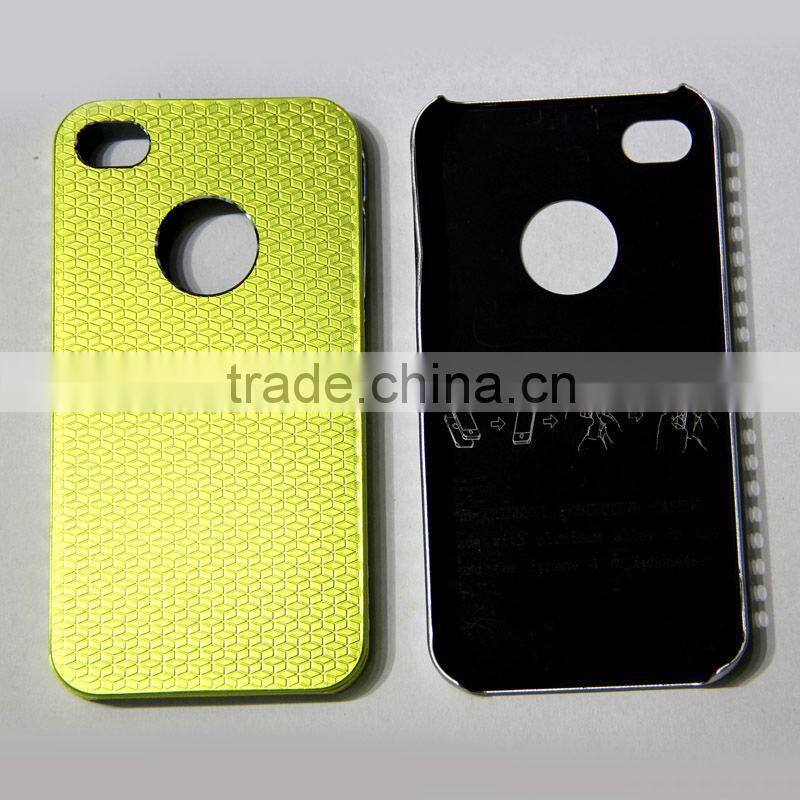 Aluminum Hard Skin Case Cover For iPhone 4/ metal case