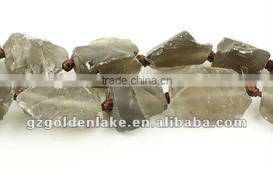 Smoky Quartz Nugget Gemstone Beads