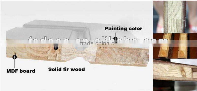 100% solid economic oak wood doors