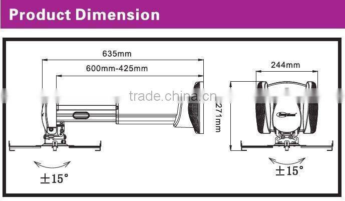Multi-functional projector mounts