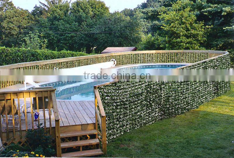 High quality artificial grass fence