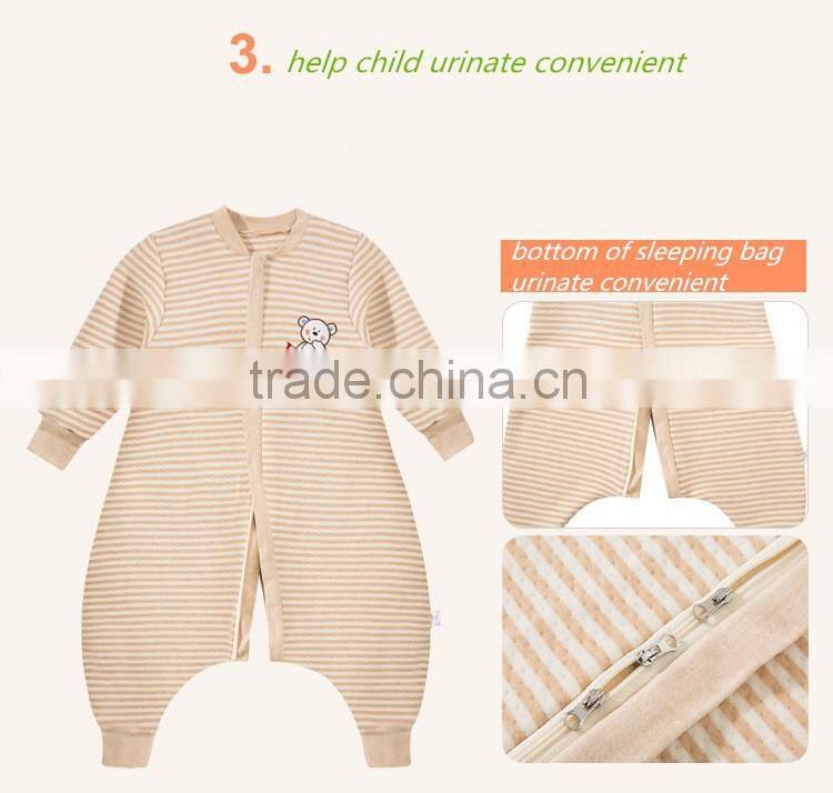 Kids sleeping bag baby romper child footed sleep sack style legs apart for 2016