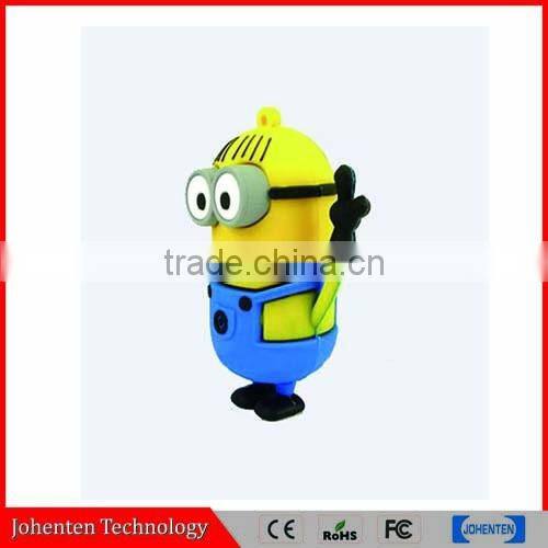 promotional bulk minion USB flash drive memory 4GB/8GB/16GB/32GB/64GB/128GB