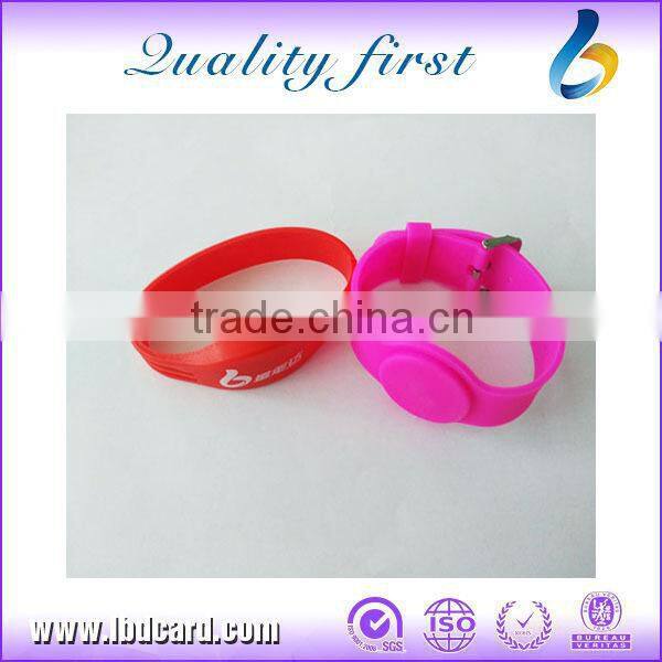 Silicone Passive HF NFC Tag Wristband
