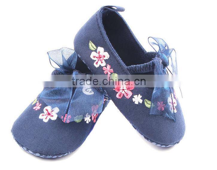 2016 spring baby dress shoes with tapestry wholesale kids shoes