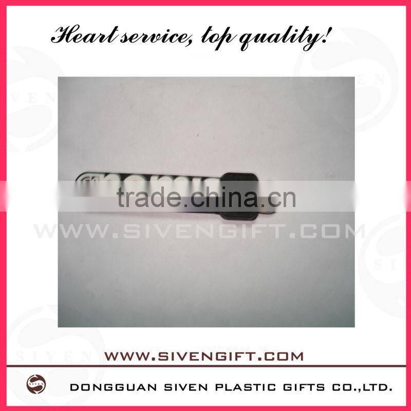 custom silicone 3d zipper puller for use