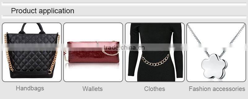 Hot sale brushed nickel metal handbag chain for bag handle