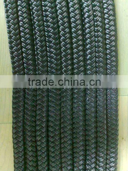double layer braided rope with eye