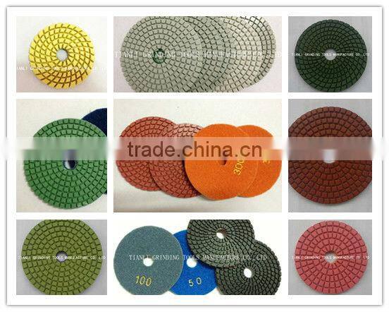 power tools Grit 50#-3000# flexible diamond polishing pads