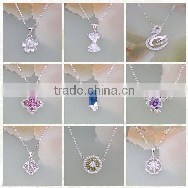 18k white gold necklace jewelry, dubai gold jewelry necklace in stock