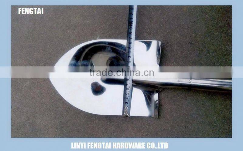 Japanese Farm Tool Round Stainless Steel Shovel