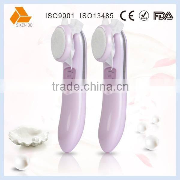 Galvanic ion facial cleansing and massage machine