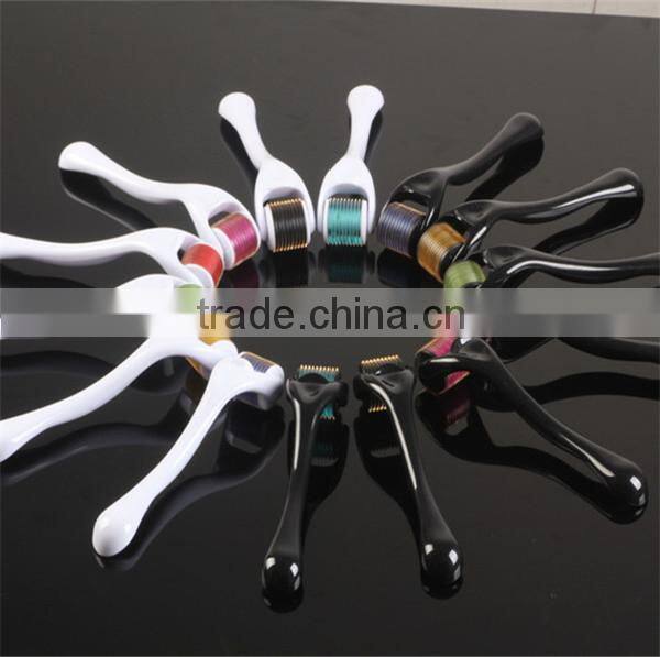 our company want distributor 540 microneedles face massager derma roller L015