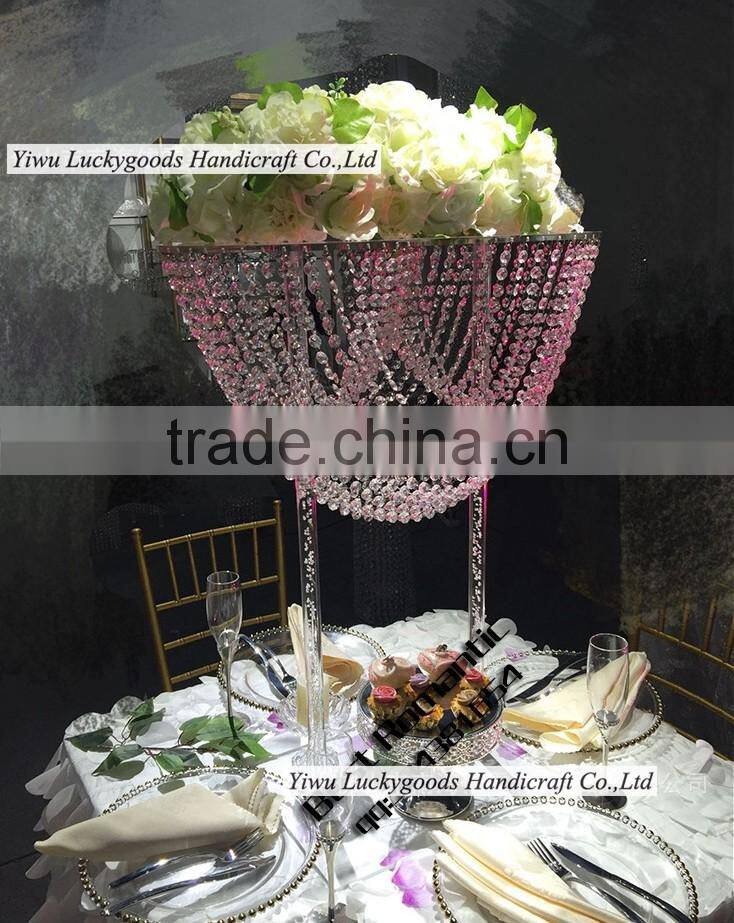 LDJ550 pupular selling luxury crystal centerpieces for weddings
