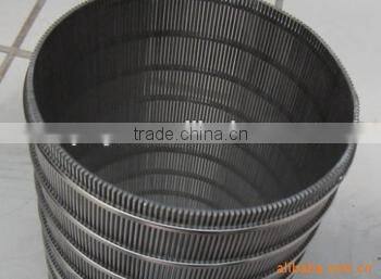 wire wrapped screen/water well screen/johnson v wire water well screen