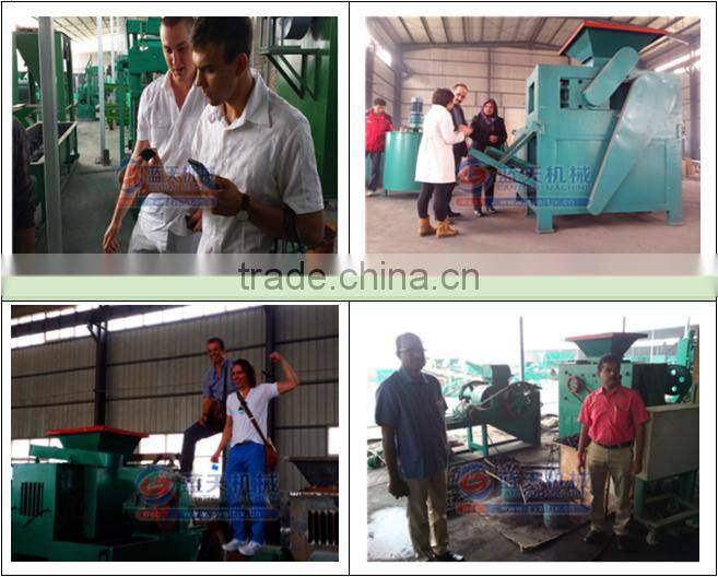 Compact and durable coal powder charcoal briquette ball press machine