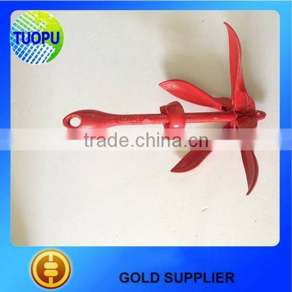 Made in China four claw galvanized folding anchors for kayak