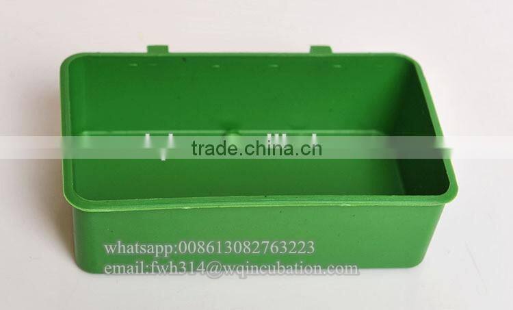 Plastic Bird Feeders Fruit Food Fork Install Cage Accessories