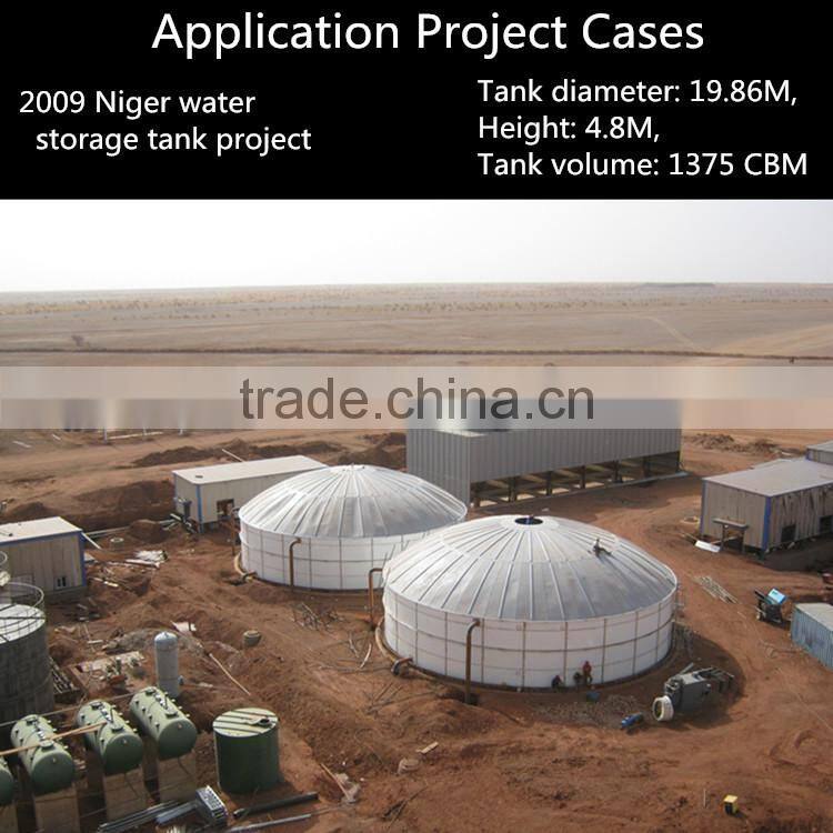 fireproof diesel fuel storage tank with enamel coating