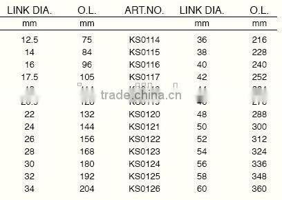 High quality OEM marine hardware kenter shackle for anchor chain