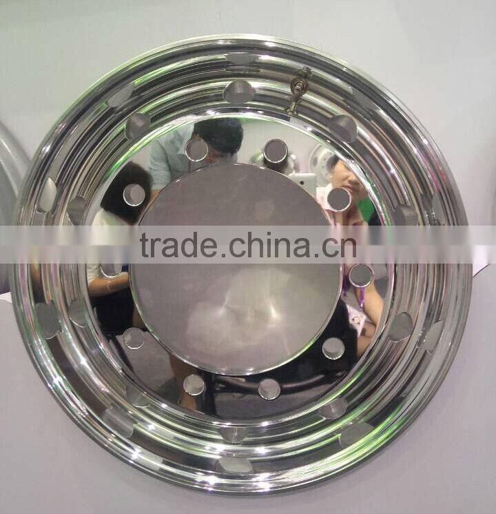 Polished High quanlity semi truck wheel 22.5
