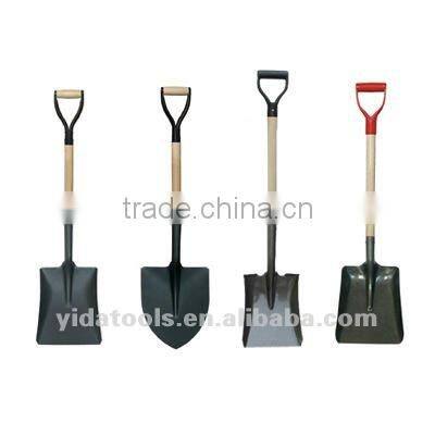 fiberglass handle D grip shovels