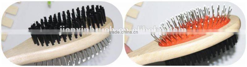 pet product wood pet grooming brush
