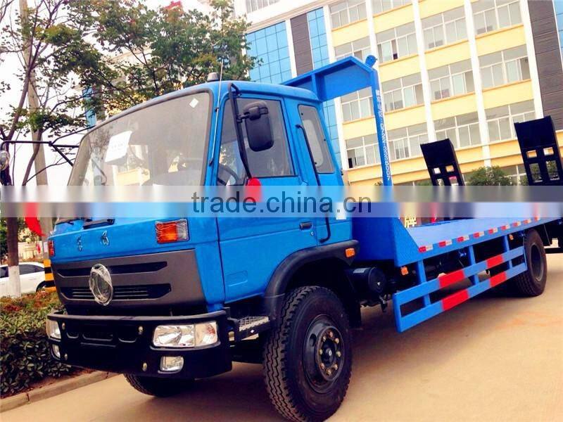 china dongfeng 145 4x2 flatbed tow truck in hot sale