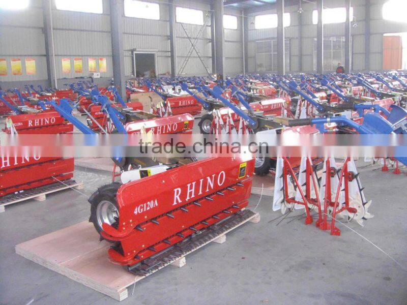 Mini tractor reaper for wheat