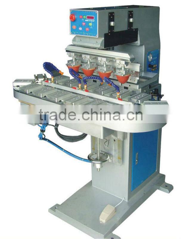 Sealed cup pad printing machine