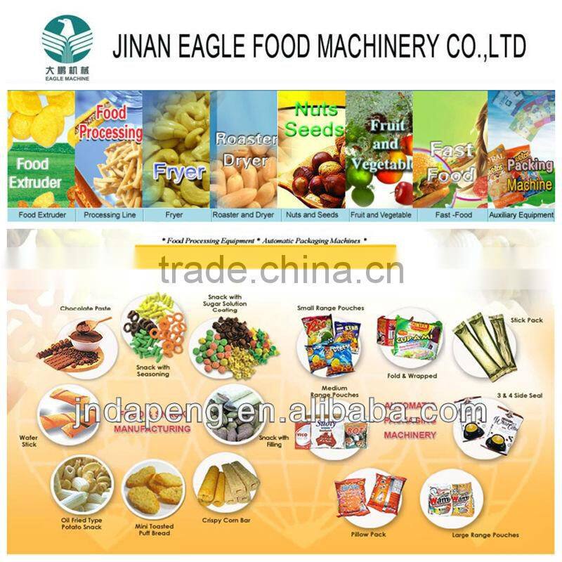 Automatic 2014 Fried flour snack food making machine with CE