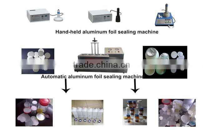 Automatic aluminum foil cap sealing machine with best price