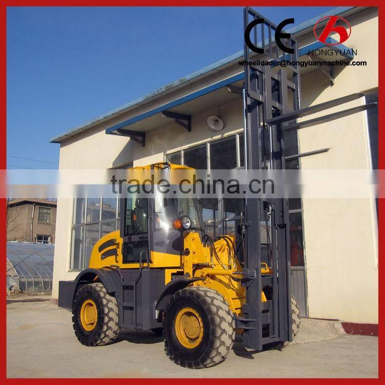 Forklift machine 5T rough terrain forklift/off road 4x4 forklift/rough terrain forklift
