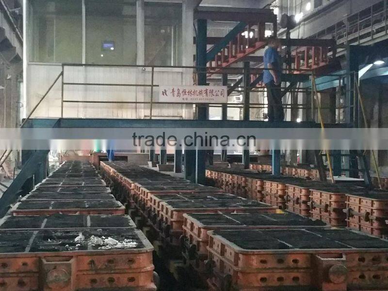 Manhole cover molding line