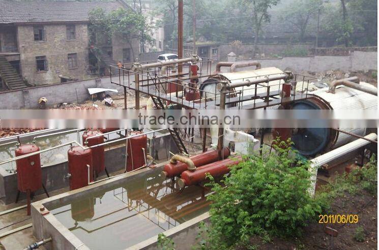 DAYI Good Stability Batch Type Used /Waste Plastic Pyrolysis Plant Convert Plastic To Furnace Oil