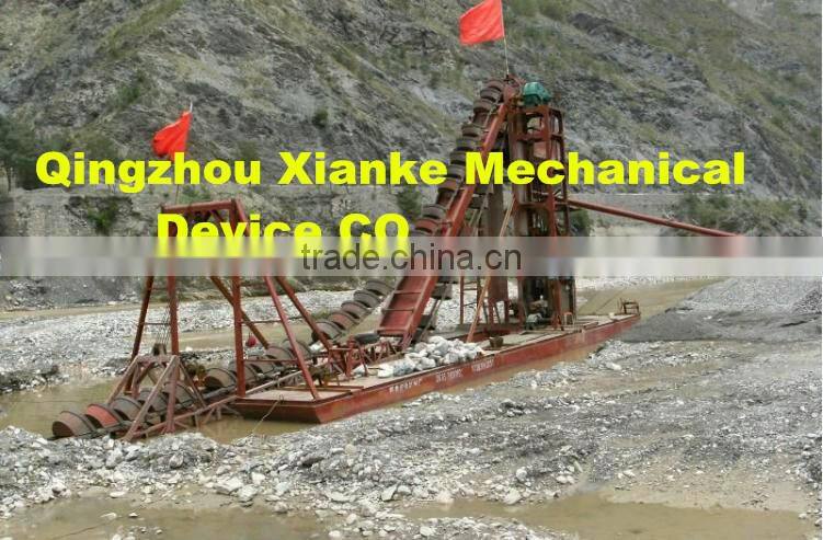 Hot sale bucket wheel gold dredger