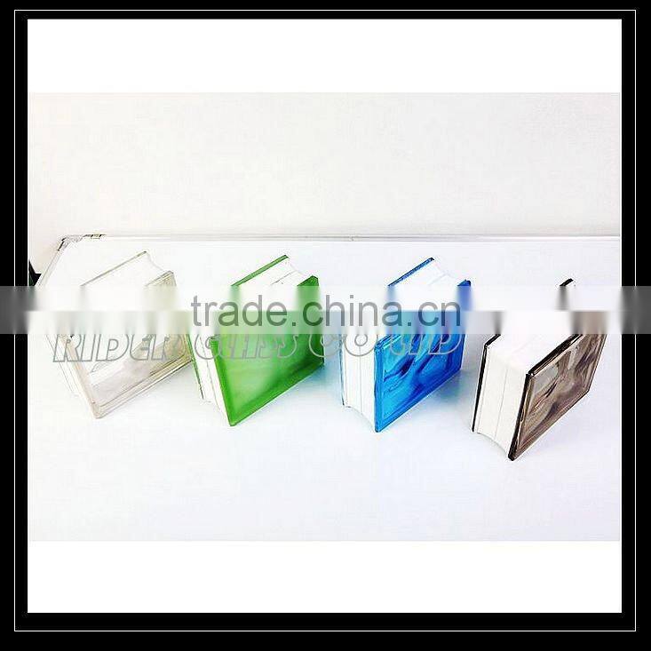 China Shandong Rider Glass Wholesale Green Parallel Glass Brick