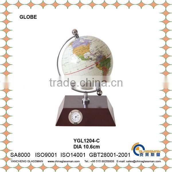 DIA10.6cm desk office decorative world globes YGL901S